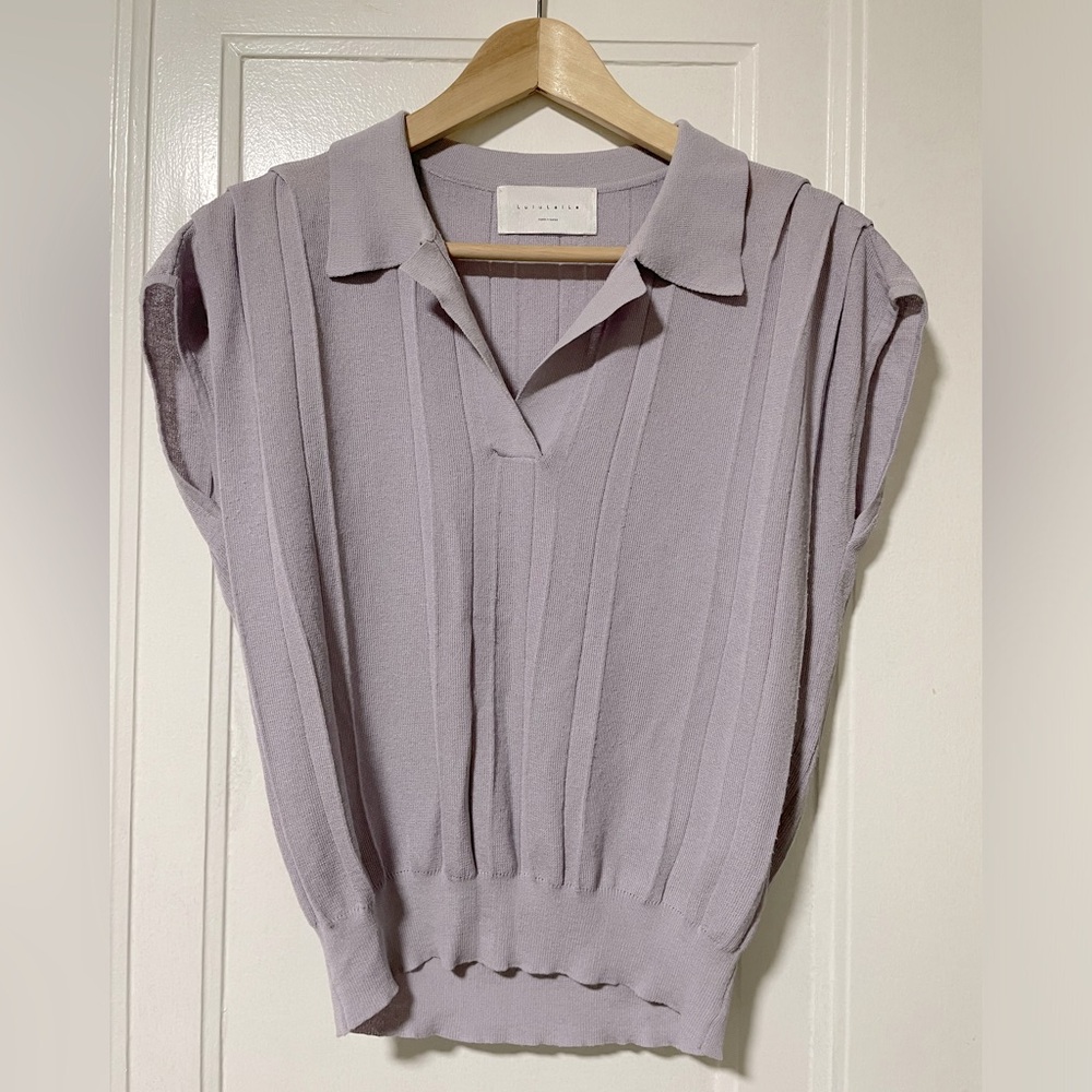 Made in Korea lavender color top